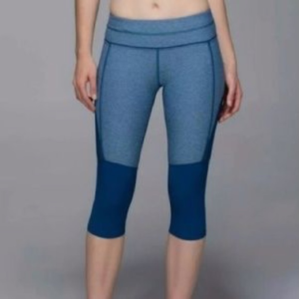 Lululemon Training Tough Crop Leggings Sz 6